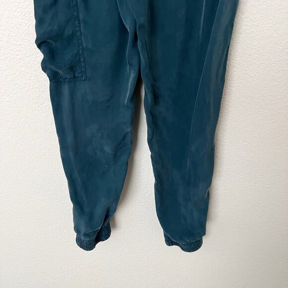 [Sweaty Betty] Teal Stargazer Blue Cargo Jogger Pants Cupro Comfortable Size XS - Picture 9 of 13